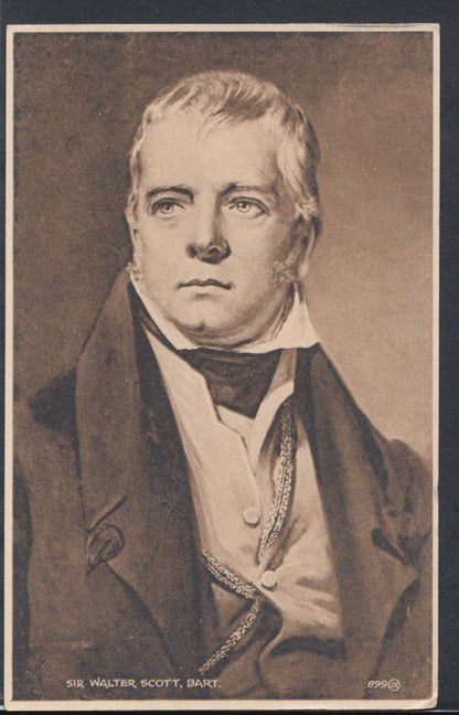 Famous People Postcard - Sir Walter Scott, Bart - Scottish Novelist  RS10142