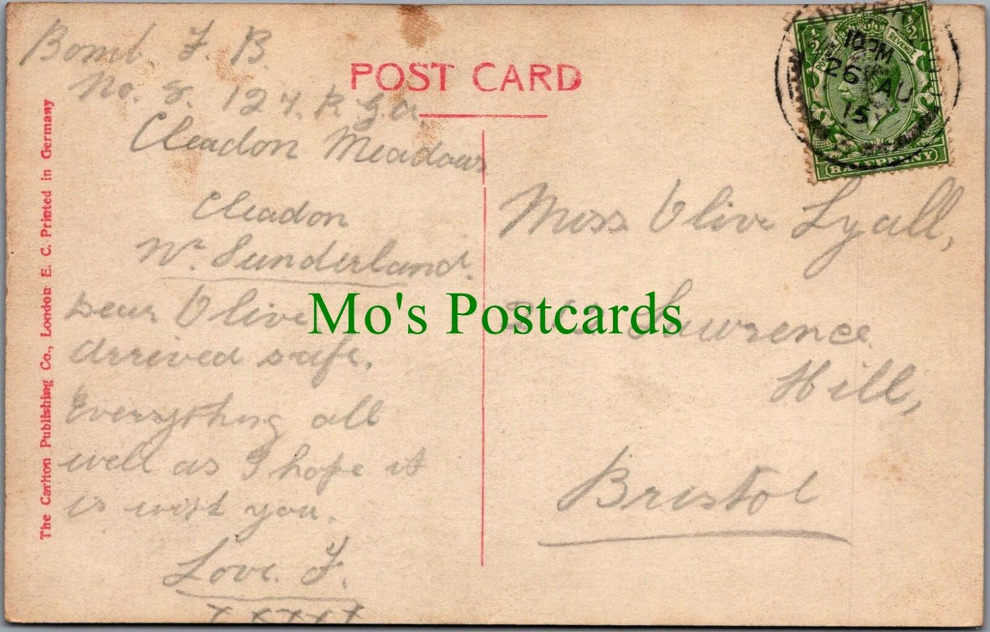 Romance Postcard - Loving Couple in an Embrace RS28151