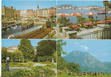 Load image into Gallery viewer, Austria Postcard - Gmunden - Rathausplatz - Blick Vom See Aus - Kurpark  AB1460
