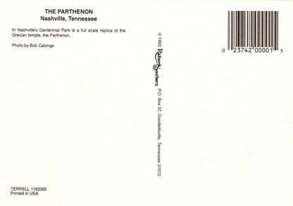 America Postcard - The Parthenon, Nashville, Tennessee  RRR230