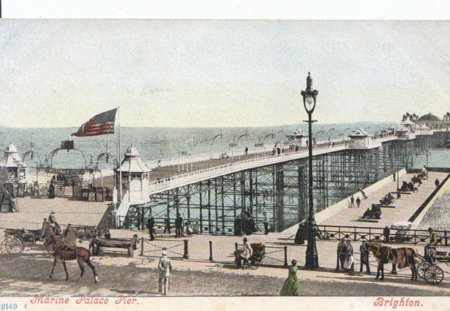 Sussex Postcard - Marine Palace Pier, Brighton  3167A