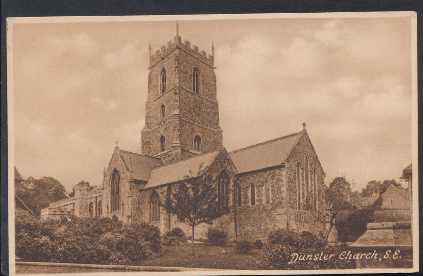Somerset Postcard - Dunster Church  RS7604