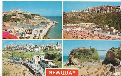 Cornwall Postcard - Views of Newquay   AB57