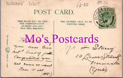 Yorkshire Postcard - Doncaster Horse Race Course and Rings HM746