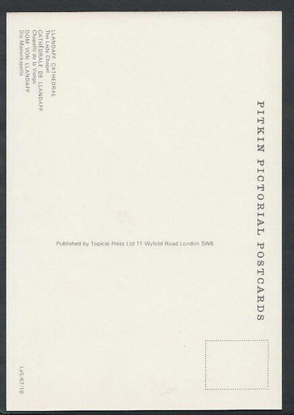 Wales Postcard - The Lady Chapel, Llandaff Cathedral   RR2210
