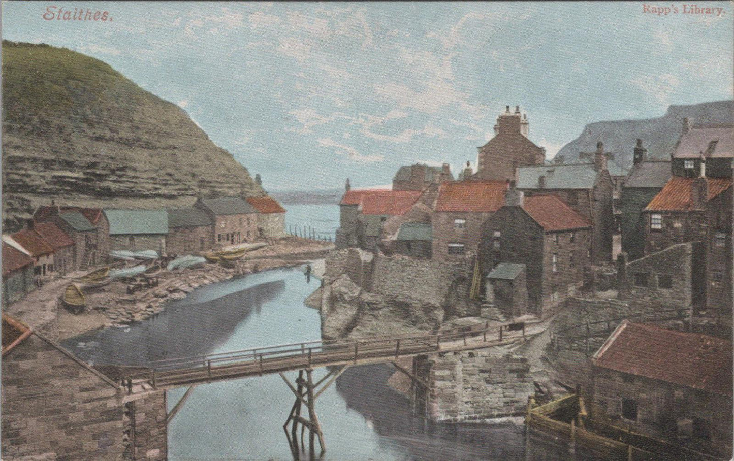 Yorkshire Postcard - Staithes Fishing Village, North Yorkshire  XT144