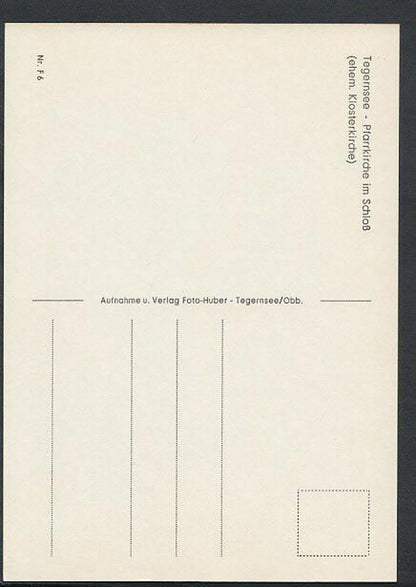 Germany Postcard - Tegernsee - Pfarrkirche Im Schloss   RR2225