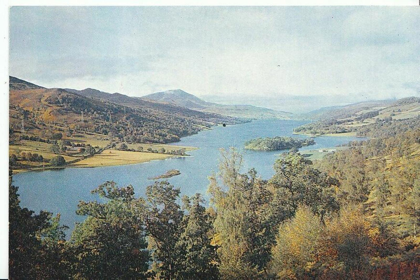 Scotland Postcard - Loch Tummel, Queen's View, Perthshire  AB130