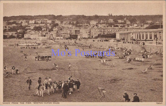 Somerset Postcard - Weston-Super-Mare, Sands From The Pier   DC2118