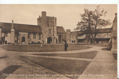 Hampshire Postcard: Winchester, The Ambulatory, St Cross Hospital  TZ4402