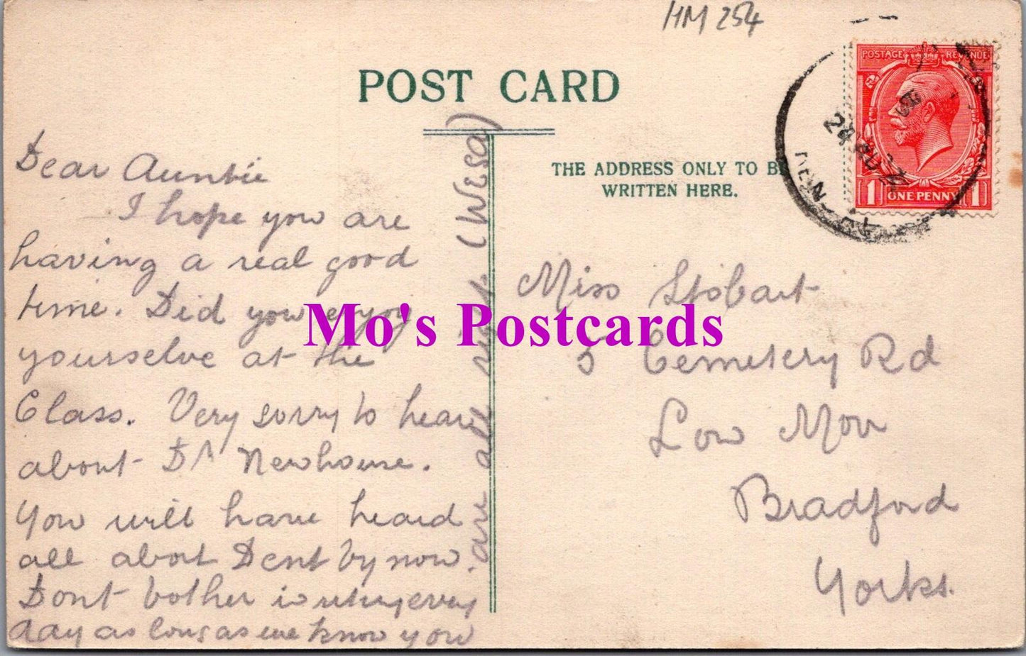 Yorkshire Postcard - Hell's Caudron, Dentdale  HM254