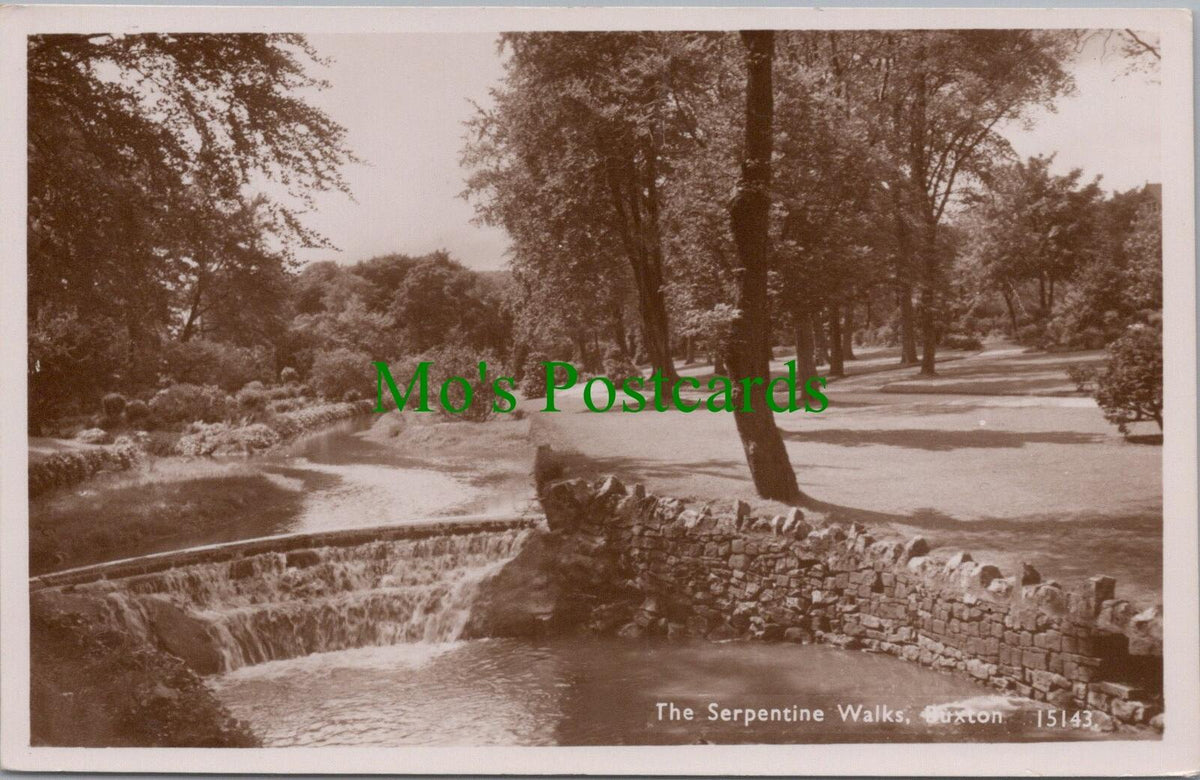 Derbyshire Postcard: Buxton, The Serpentine Walks RS36664