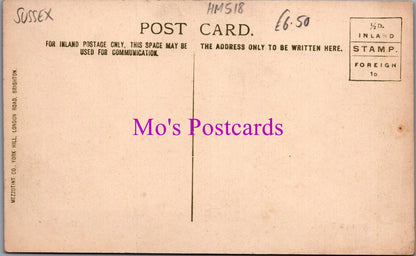 Sussex Postcard - Uckfield, Rocks Road, Children in The Street  HM518