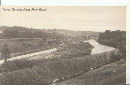 Worcestershire Postcard: River Severn From Holt Fleet, Landscape Valley 10041A
