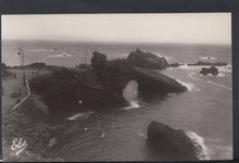 Load image into Gallery viewer, France Postcard - Biarritz - La Roche Percee Et Le Rocher De La Vierge  RS9560
