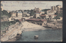 Load image into Gallery viewer, France Postcard - Biarritz - Port-Vieux Et Etablissement Des Bains T9920
