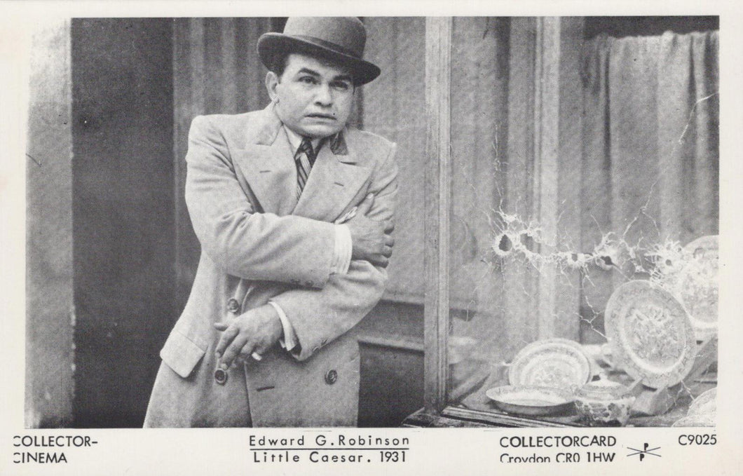 Film Postcard - Film Star Edward.G.Robinson in Little Caesar 1931 - XT24