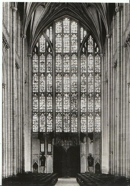 Hampshire Postcard - Winchester Cathedral, The West Window  AB311