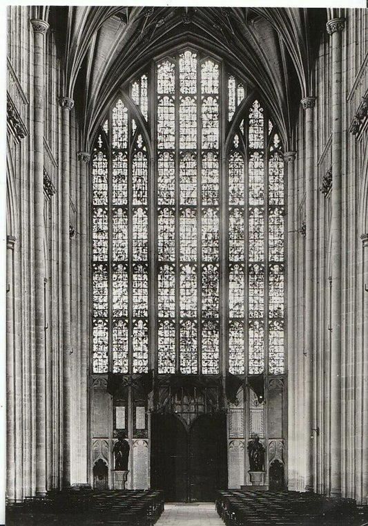 Hampshire Postcard - Winchester Cathedral, The West Window  AB311