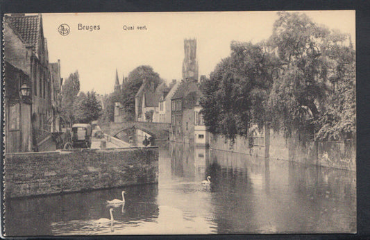 Belgium Postcard - Bruges - Quai Vert      RS11888