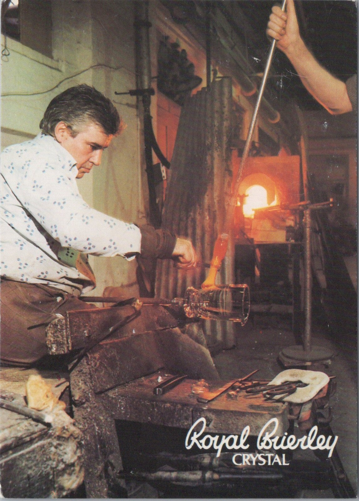 Industry Postcard: Brierley Hill Royal Brierley Crystal Glassmaker 1980's XT3848