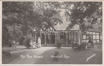 Lincolnshire Postcard: The Tea House Woodhall Spa Garden People XT4311