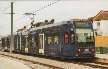 Surrey Postcard: Croydon Tramlink Addington Palace Addiscombe Road Tram XT5135