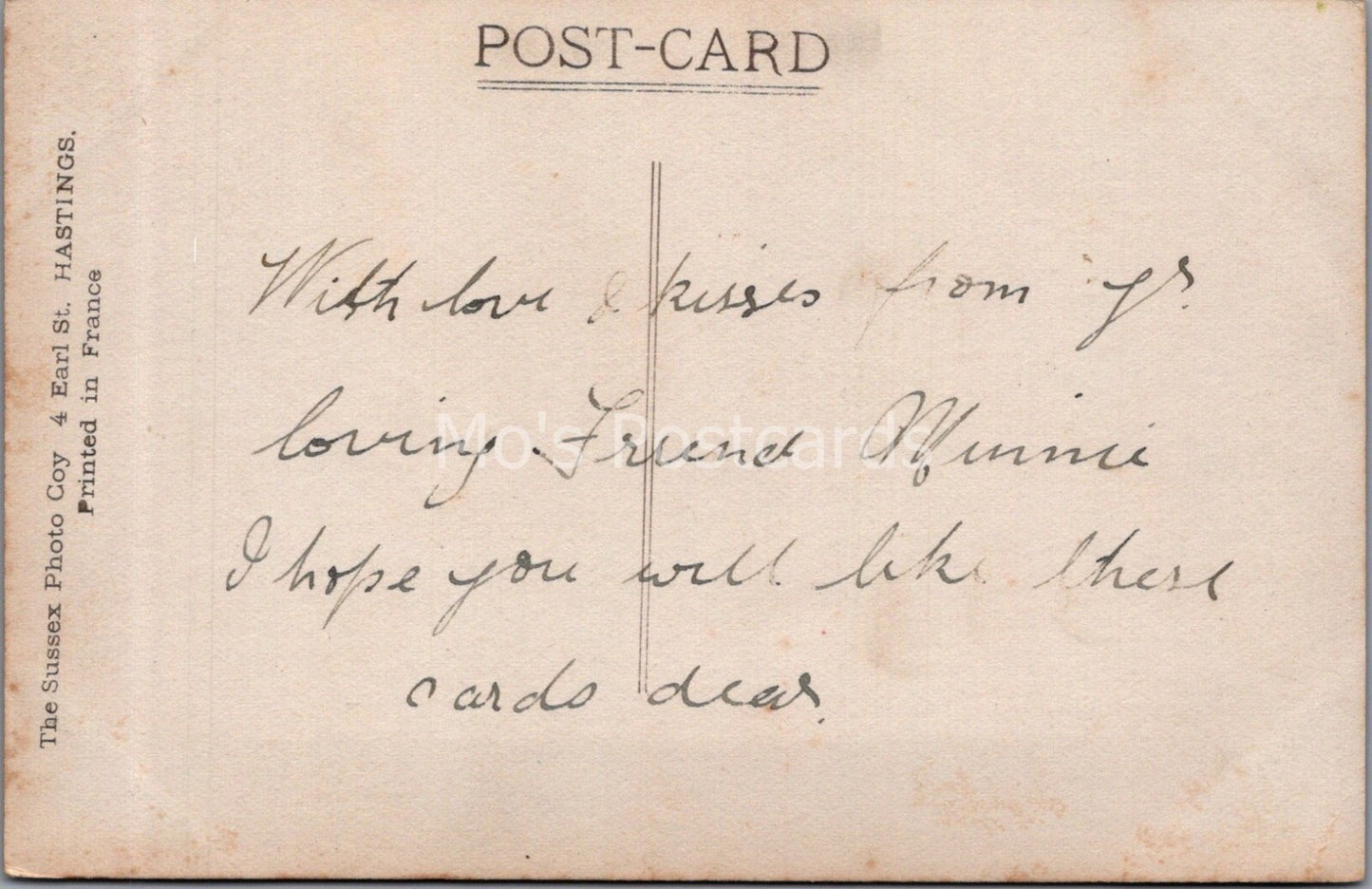 Sussex Postcard: Brede Multi-View Brede Place Church Post Office RPPC XT3725