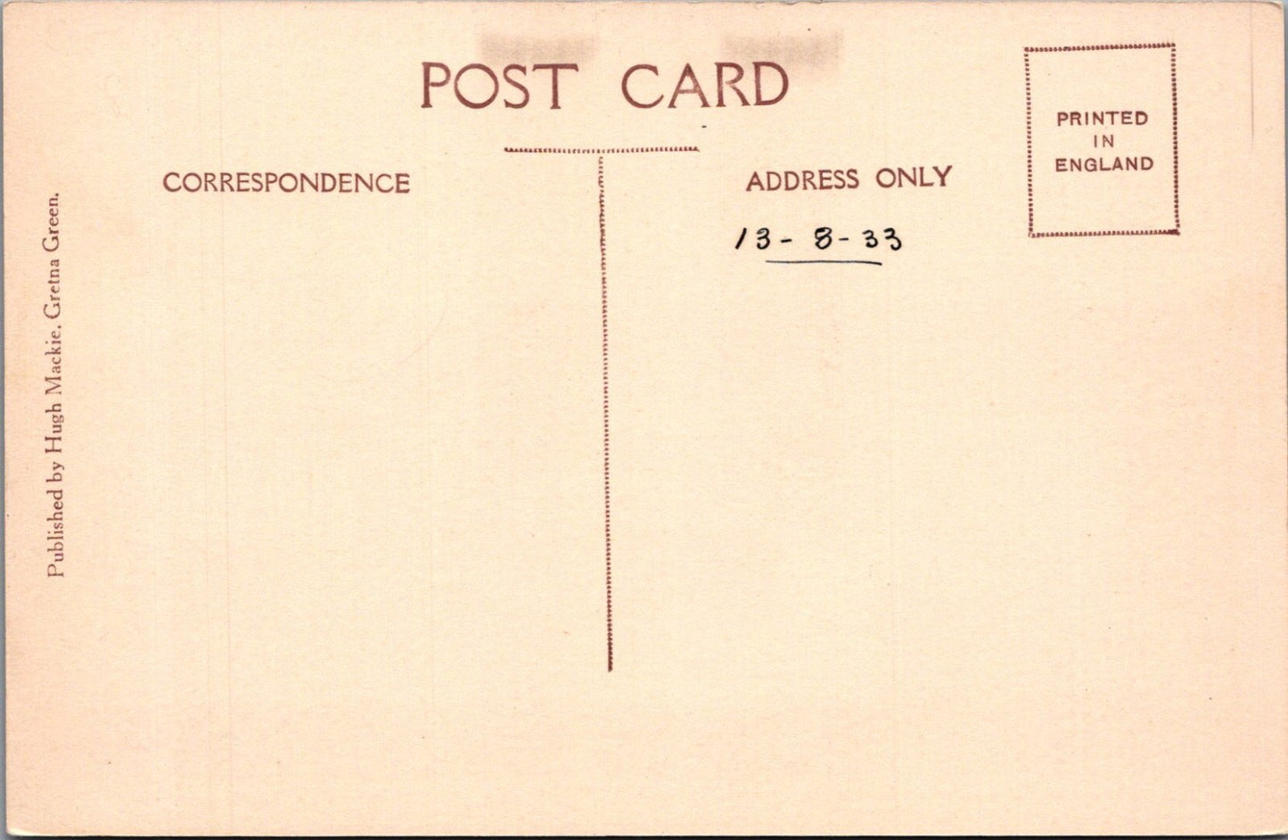 Scotland Postcard: Gretna Old Sark Bridge Border Fishing 1930's XT3986