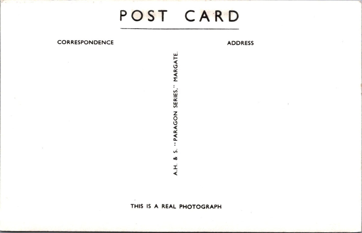 Kent Postcard: Promenade And Gardens Herne Bay Buses RPPC 1950s XT5379