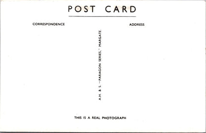 Kent Postcard: Promenade And Gardens Herne Bay Buses RPPC 1950s XT5379