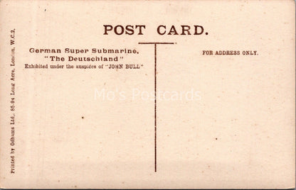 Submarine Postcard:Interior Electric Propulsion Motors U-Boat Deutschland XT3669