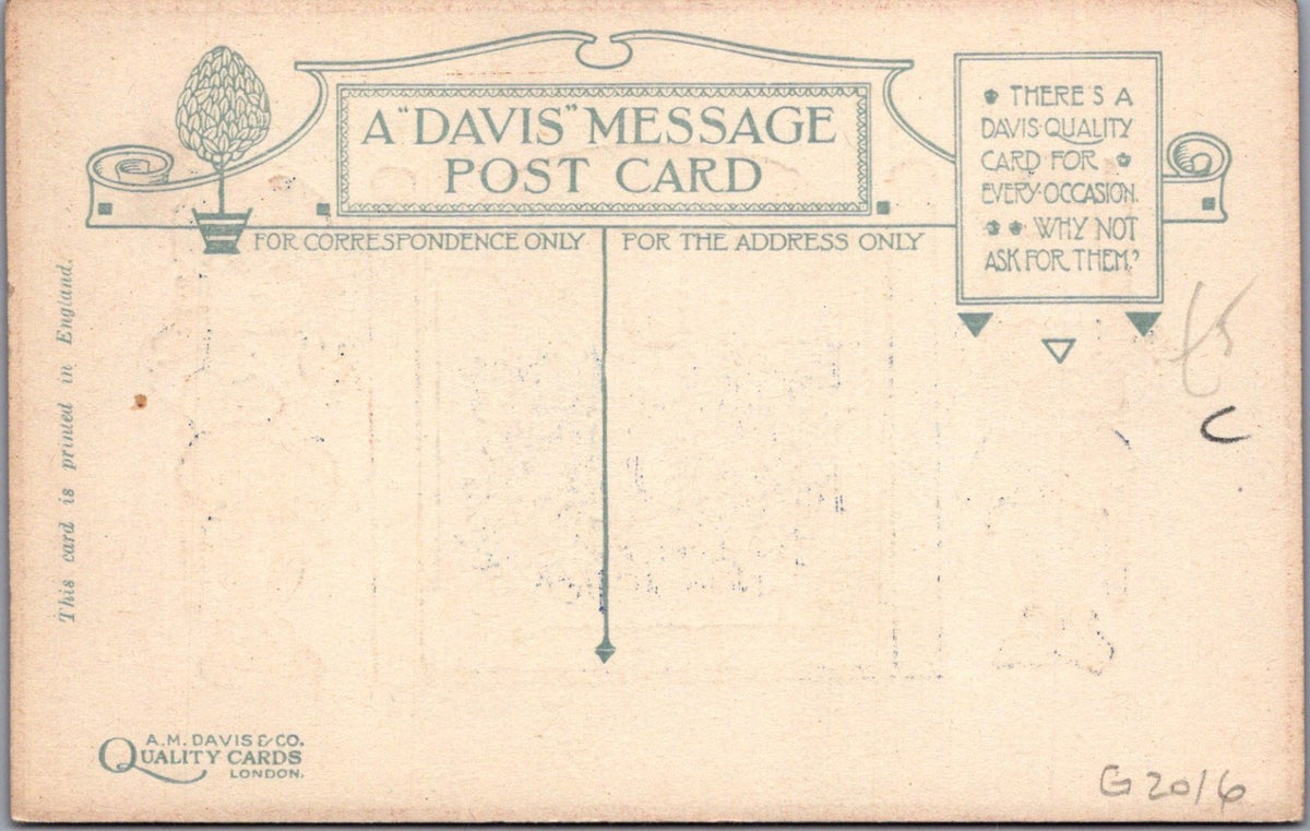 Humour Postcard: Though The Silence I Have Not Broken Comic Verse Pages XT3602