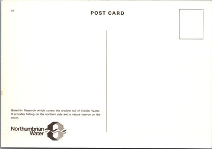 Northumberland Postcard:Bakethin Reservoir Kielder Water Landscape 1980’s XT4466