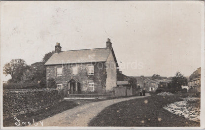 Lancashire Postcard: Ireby Village Stone House, Stream General View 1909 XT3543