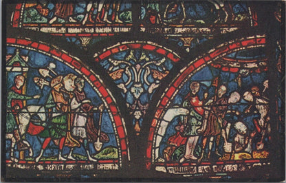 Kent Postcard: Canterbury Cathedral Stained Glass Tuck 1930's XT4164