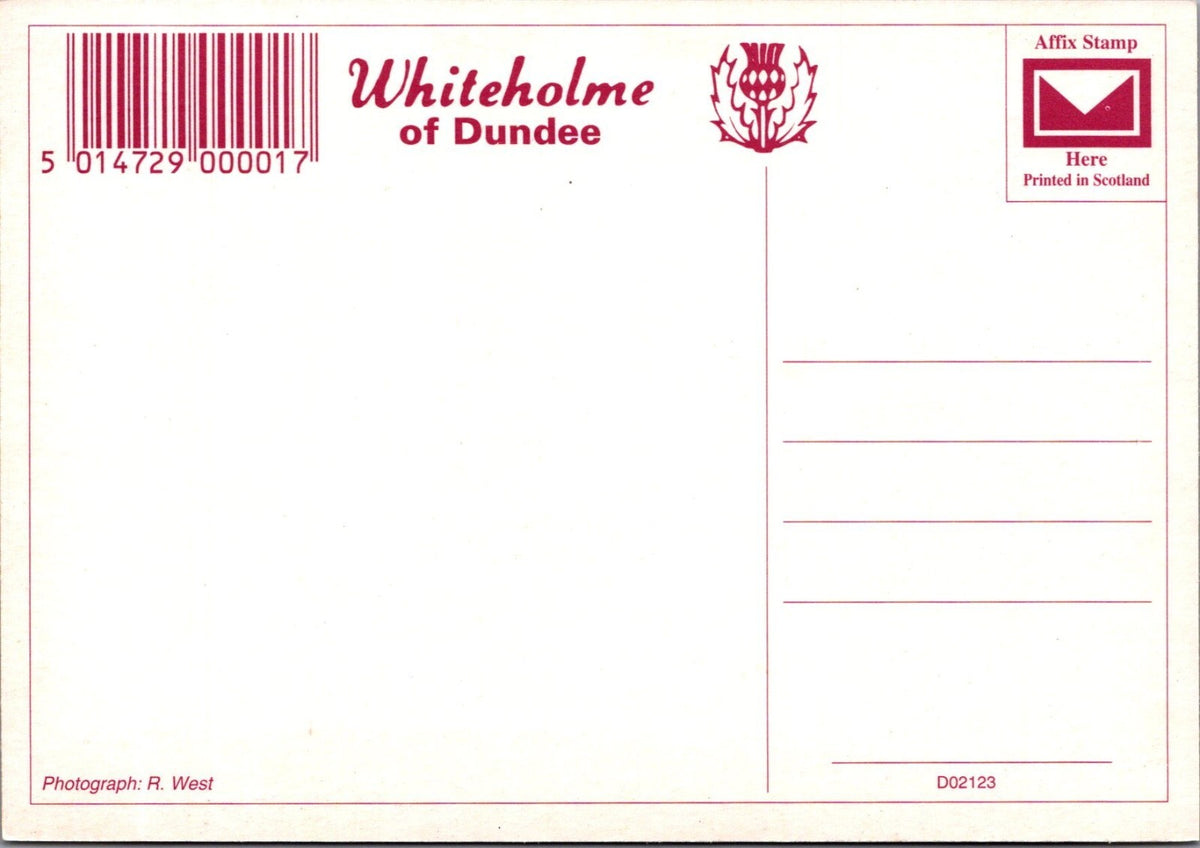 Midlothian Postcard: Scotland Edinburgh Forth Rail Bridge Sunset 1990s XT195