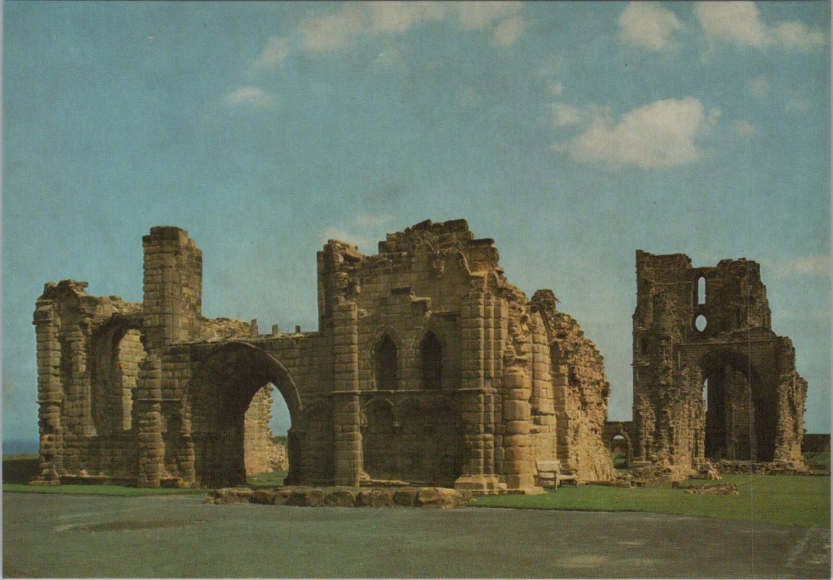 Northumberland Postcard: Tynemouth Priory Church Ruins South-West View XT4556