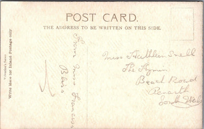 Fashion Postcard: Llanrwst, Old Ellen Lloyd Traditional Welsh Costume 1900's XT4154