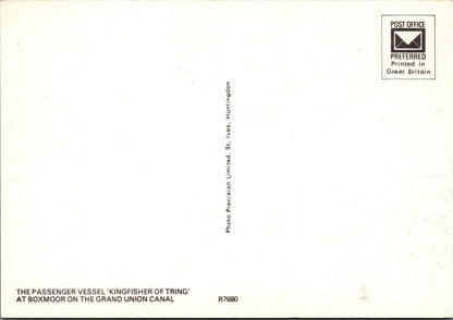Hertfordshire Postcard: Boxmoor Kingfisher Of Tring Grand Union Canal 70s XT5105