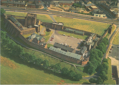 Cumbria Postcard: Carlisle Castle, Historic Fortress Aerial View 1980s XT3516