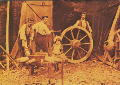 Lincolnshire Postcard: Ulceby Alford William Cawthorpe Wheelwright Shop XT3847
