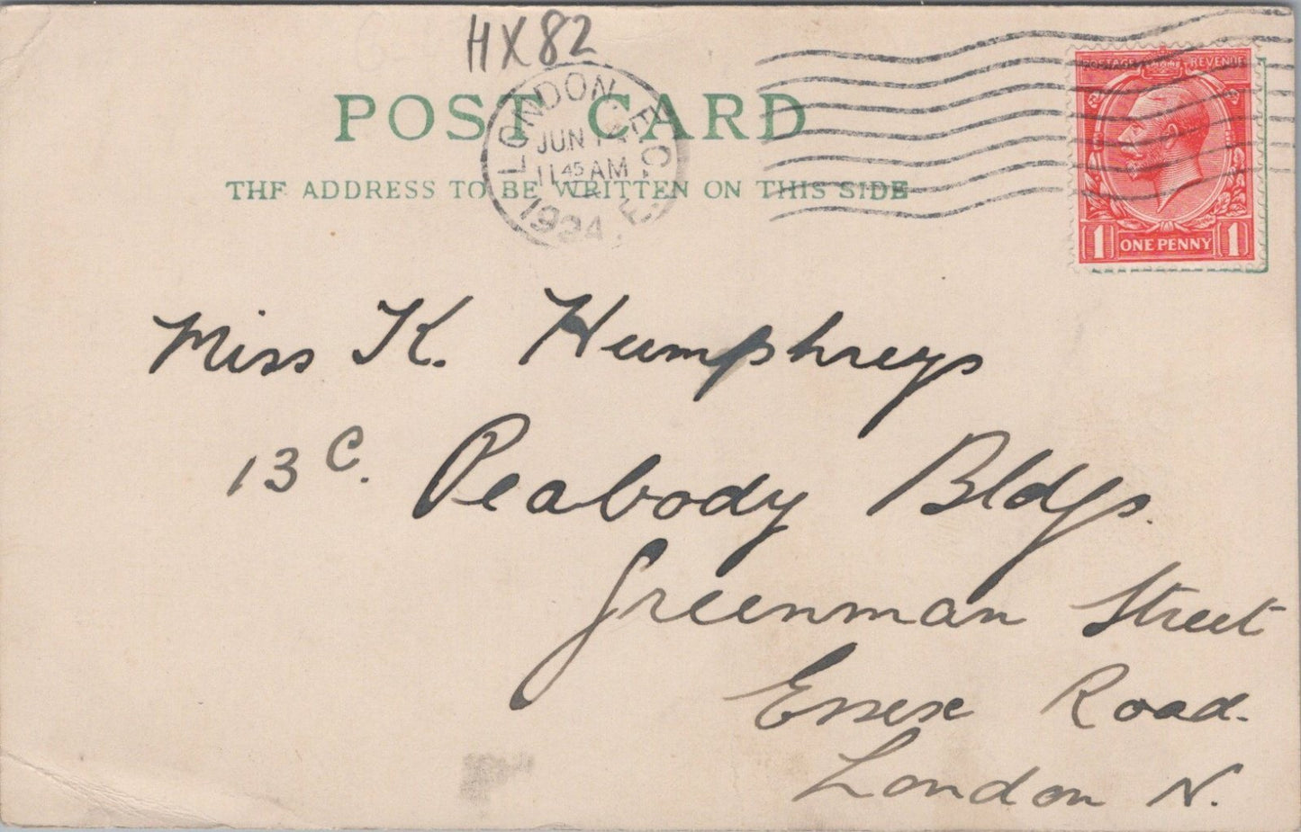 Humphreys: 13c Peabody Buildings, Greenman Street, Essex Road, London, 1924 - HX82
