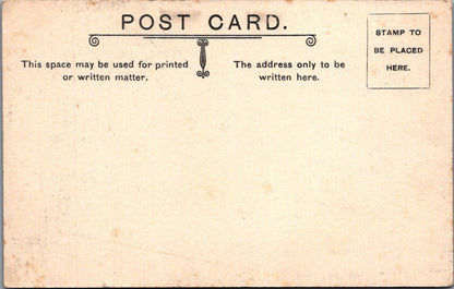 Patriotic Postcard: WWI Era Little Soldier Mascot Good Luck Token Back XT4122