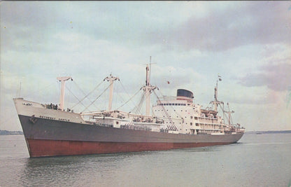 Shipping Postcard: Union Castle Line RMS Rothesay Castle Cargo Vessel 60s XT5293