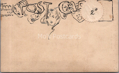 Theatrical Postcard: Wilson James Company The Euterpeans Musicians RPPC XT3726