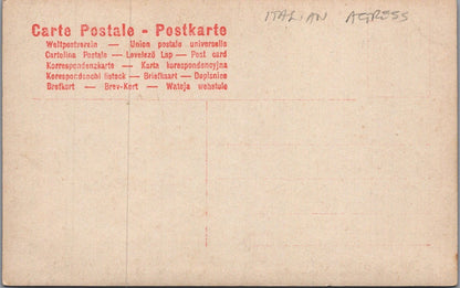 Actress Postcard: Eleonora Duse, Famous Italian Theatre Star Edwardian XT5497