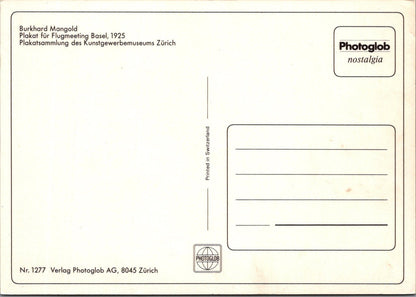 Aviation Postcard: Switzerland Flugplatz Basel Grosses Flugmeeting 1925 Art XT5212