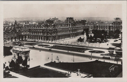 France Postcard: Paris Arc de Triomphe du Carrousel Louvre Guy 1950's XT5173