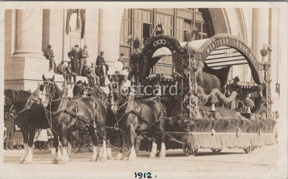 Canada Postcard: Winnipeg Manitoba Lodge No.1 Oddfellows Parade Float XT4220